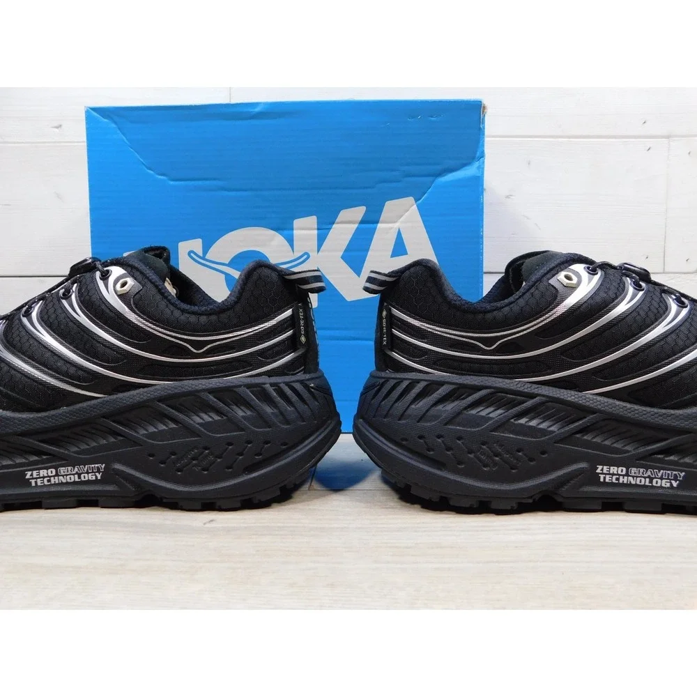 Hoka Stinson Evo GTX Gore-Tex Black Silver 1173890-BKSV Mens 5 Womens 6 Unisex